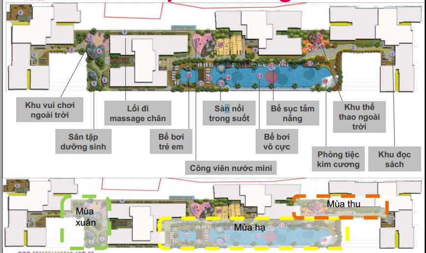 Chính chủ cần bán căn hộ 3PN Seasons Avenue – 116m2 căn góc hướng mát giá 6,1 tỷ